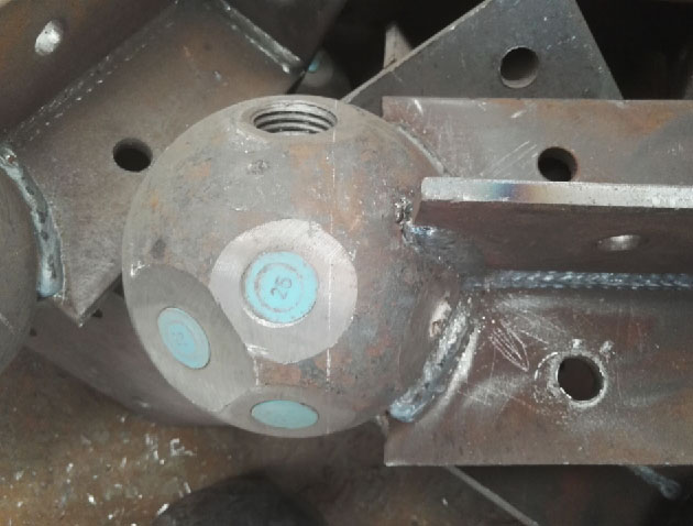 濉溪螺栓球球塞，网架配件