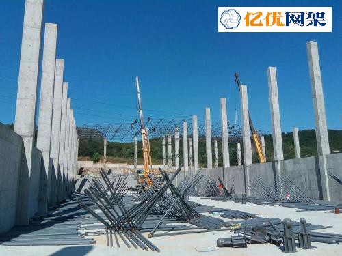 濉溪料棚网架设计