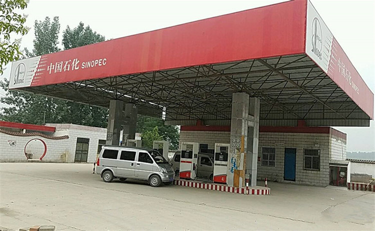 濉溪加油站钢结构网架案例5
